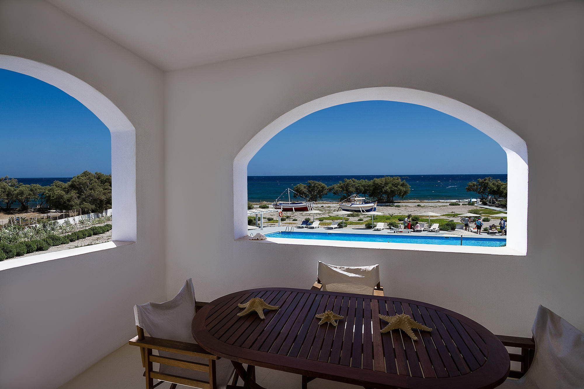 Sea Sound White Katikies Aparthotel Exomitis  Buitenkant foto